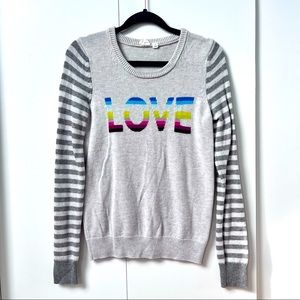 🔮 3/$10 🔮 Gap Rainbow Love Sweater